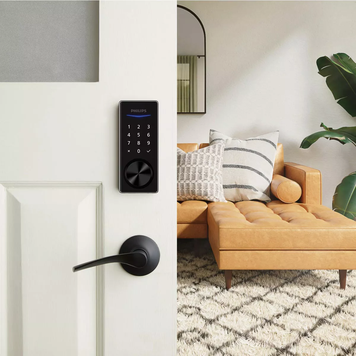 Philips Bluetooth Touchscreen Electronic Deadbolt, Satin Nickel - photo 2