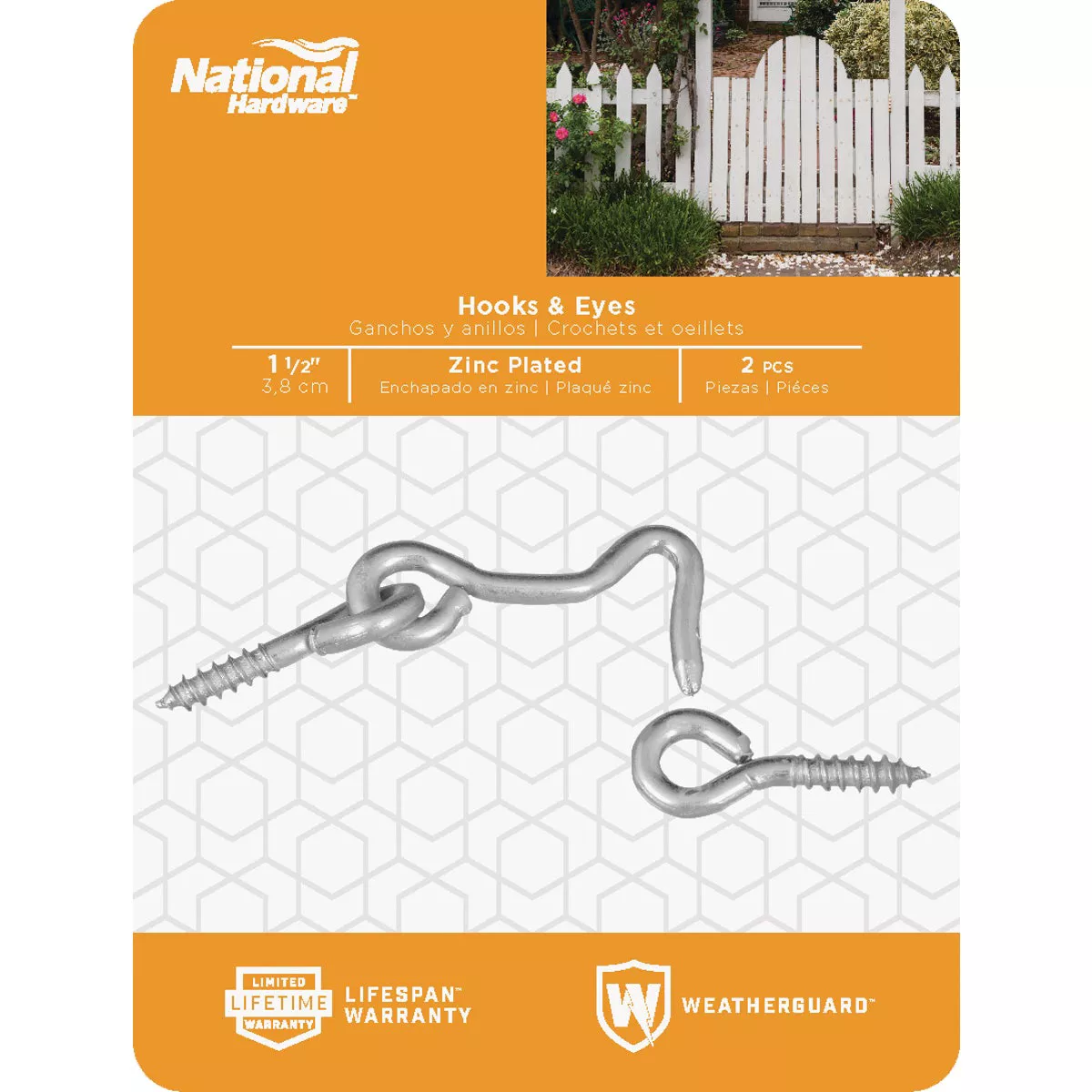 National Hardware 1-1/2 In. Steel Hook & Eye Bolt (2-Count) - photo 2