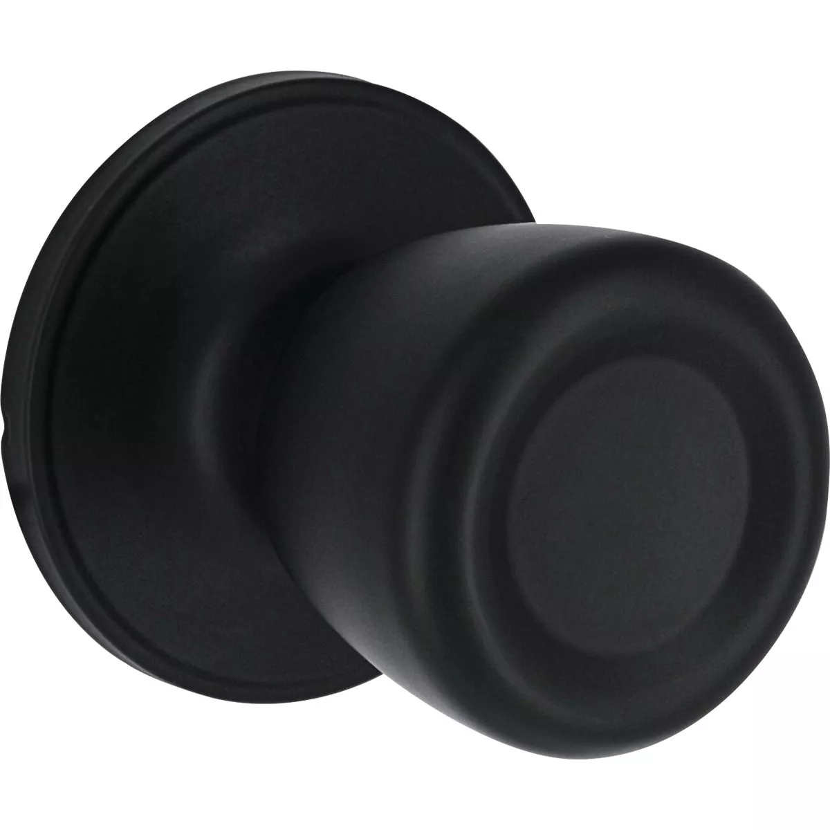 Steel Pro Matte Black Tulip Passage Door Knob | True Value Hardware