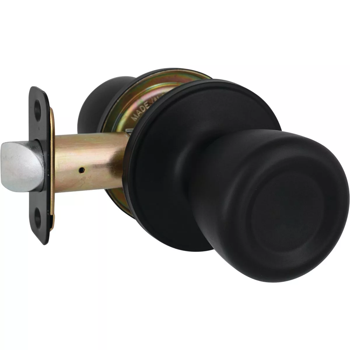 Steel Pro Matte Black Tulip Passage Door Knob | True Value Hardware