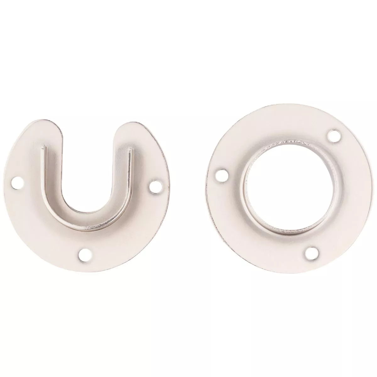 Stanley Home Designs 1-5/16 In. Zinc Closet Rod Socket, Satin Nickel (2-Pack) - photo 4