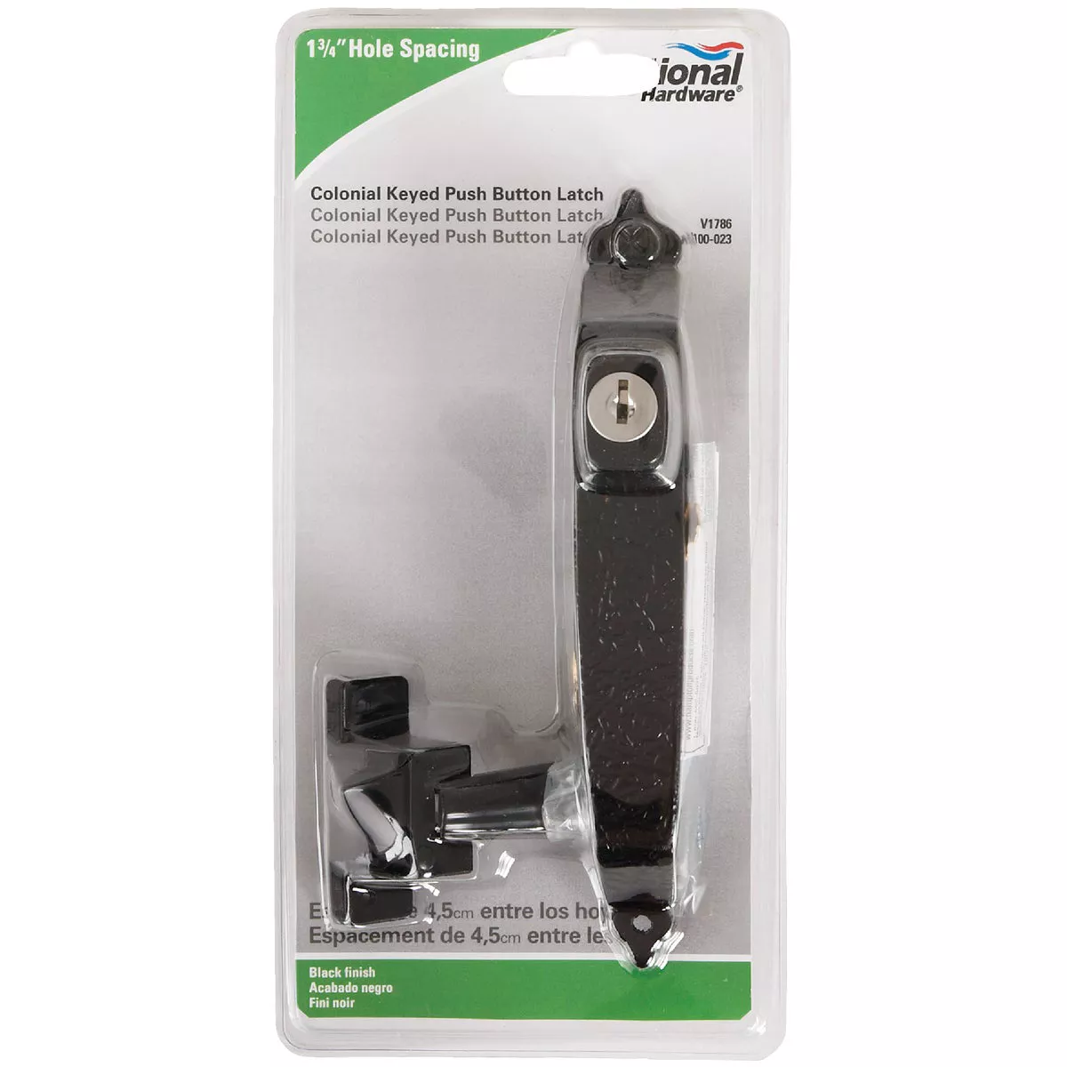 National Hardware Dual Keyed Push Button Door Latch - photo 2