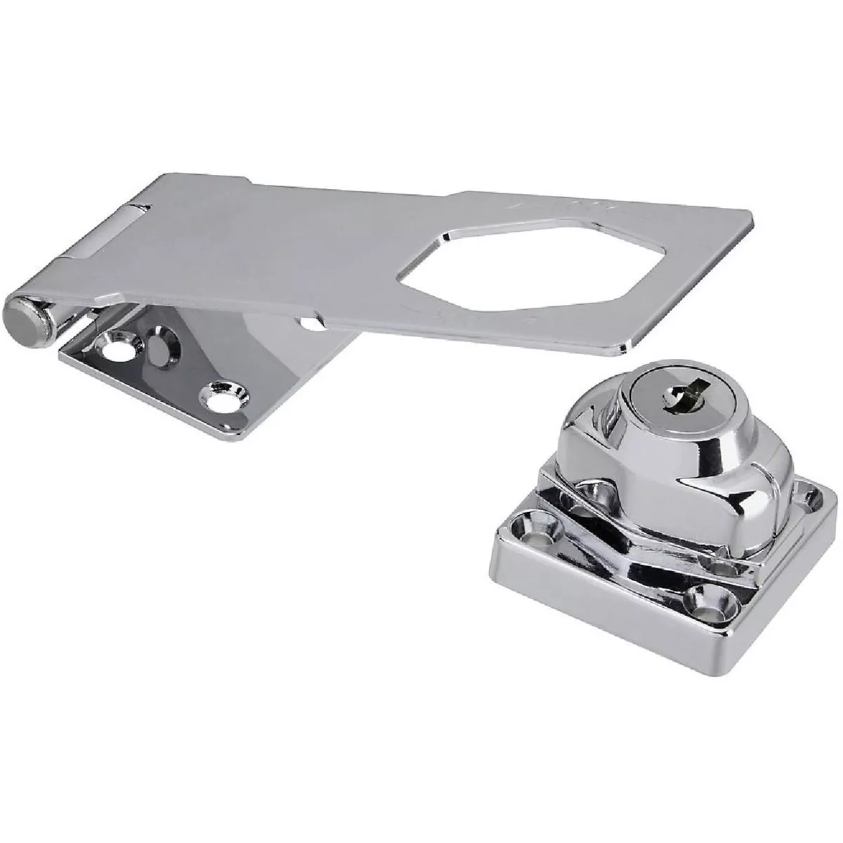 National Hardware 4-1/2 In. Keyed Different Hasp Lock