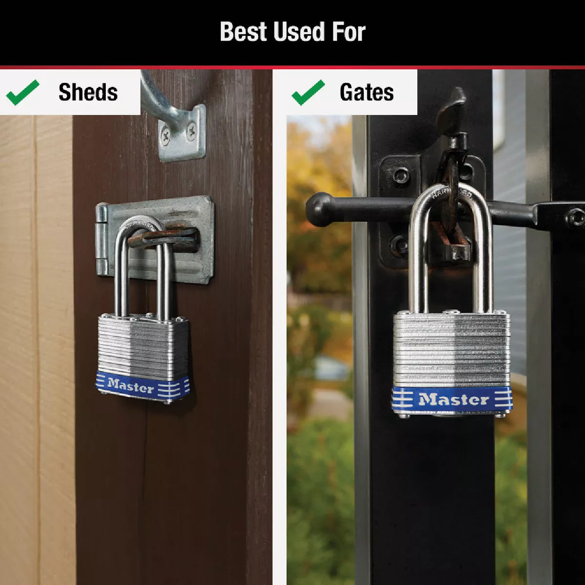 Master Lock 1-9/16 In. Wide 4-Pin Tumbler Keyed Padlock - photo 4