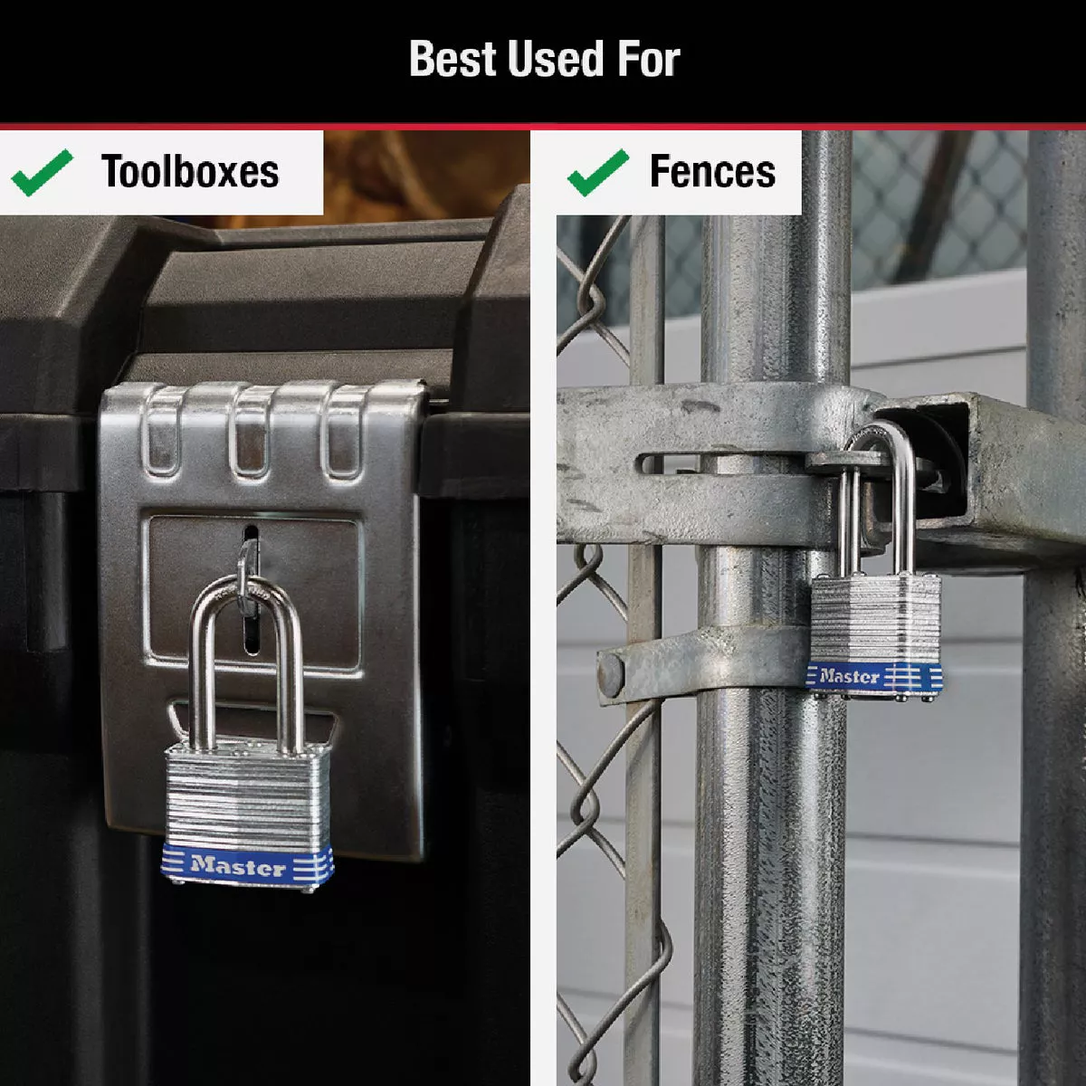Master Lock 1-9/16 In. Wide 4-Pin Tumbler Keyed Padlock - photo 5