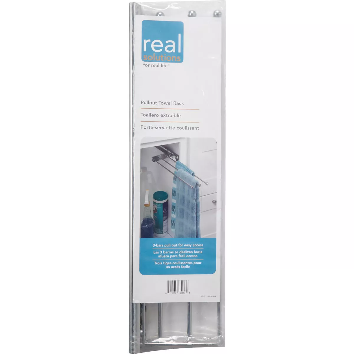 Knape & Vogt Real Solutions Heavy-Duty 18 In. Chrome Towel Bar - photo 4