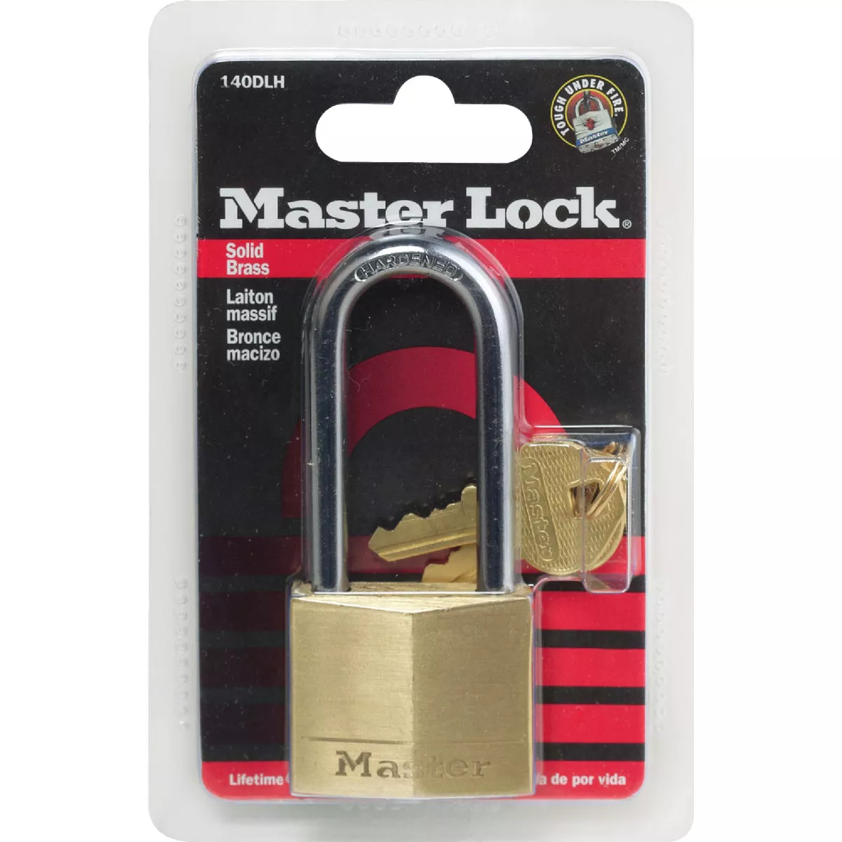 Master Lock 1-9/16 In. W. Solid Brass Keyed Different Padlock - photo 2