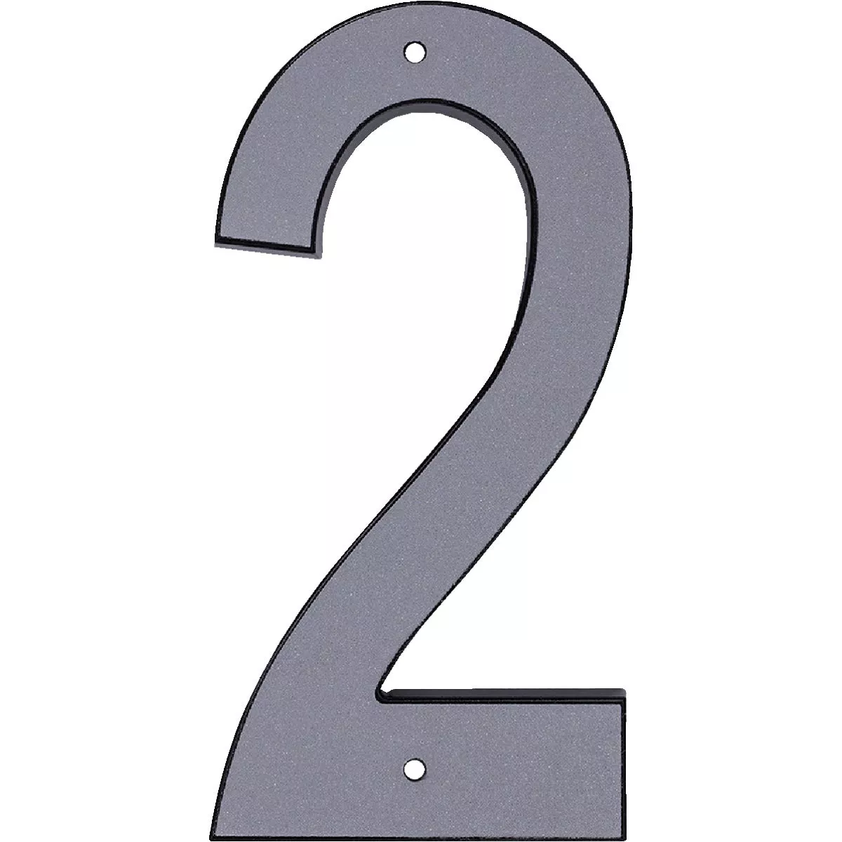 Hy-Ko 4 In. Reflective Plastic Number 2
