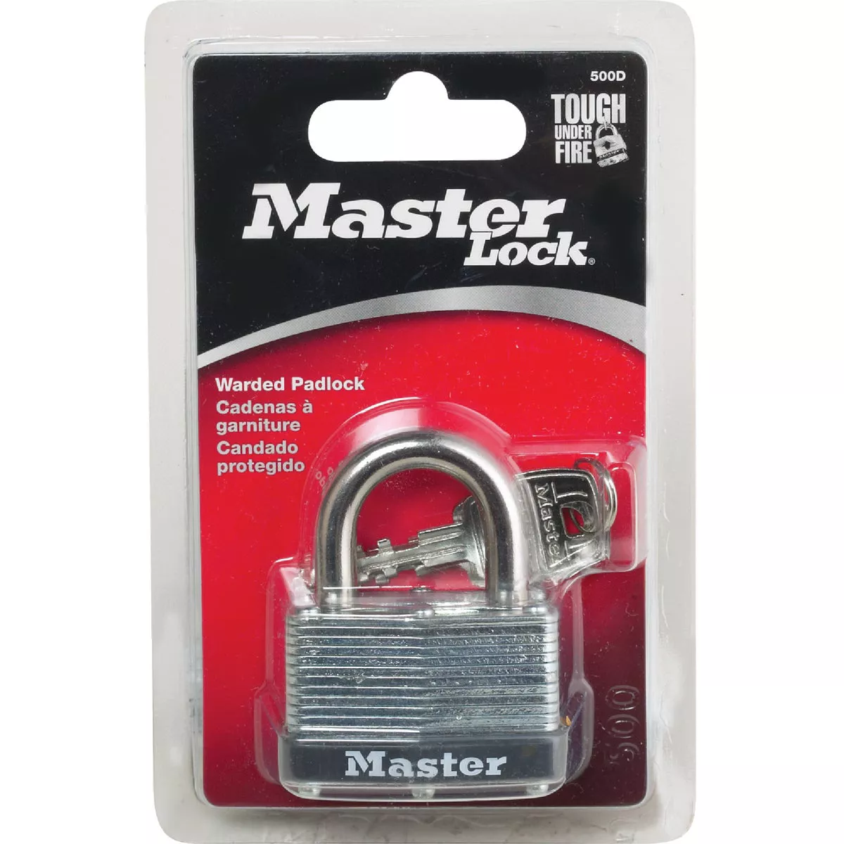 Master Lock 1-3/4 In. Multi-Spring Warded Keyed Different Padlock - photo 2