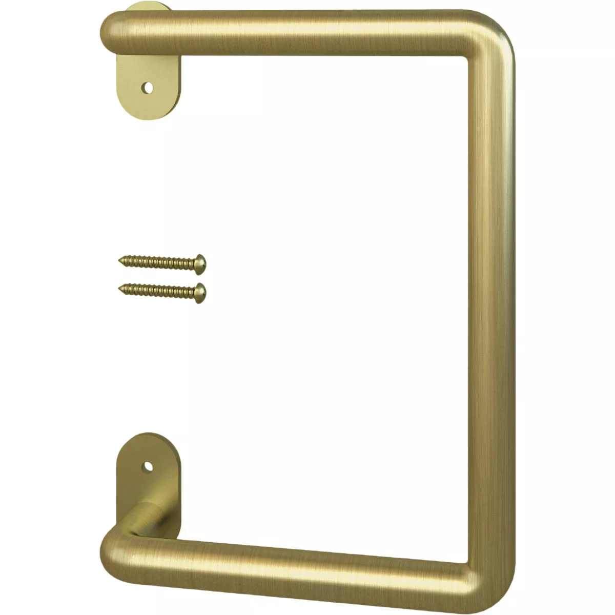 National V1002 8 In. Brushed Gold Troy Interior Barn Door Pull