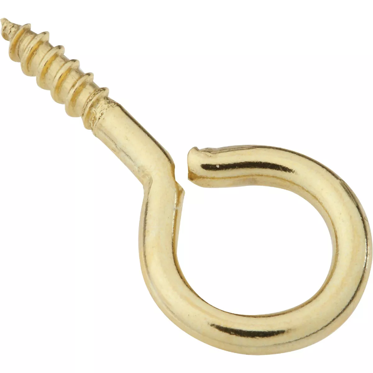 National Hardware #12 Brass Large Screw Eye (5 Ct.)