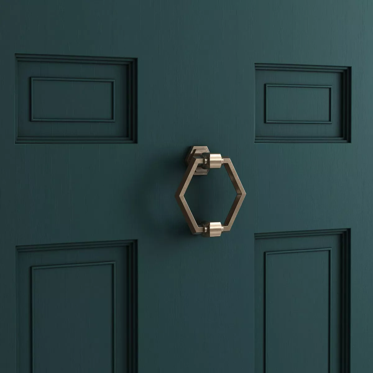 National Hardware Powell 4 In. Satin Nickel Door Knocker - photo 2