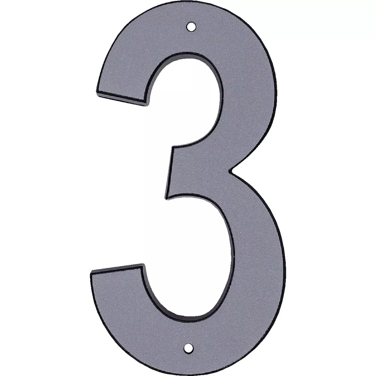 Hy-Ko 4 In. Reflective Plastic Number 3