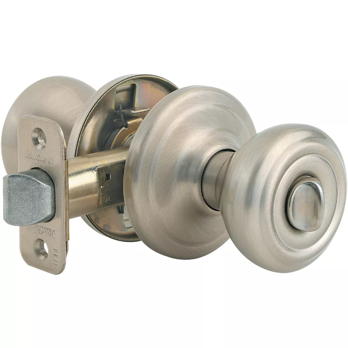 Kwikset Signature Series Satin Nickel Bed & Bath Door Knob - photo 5
