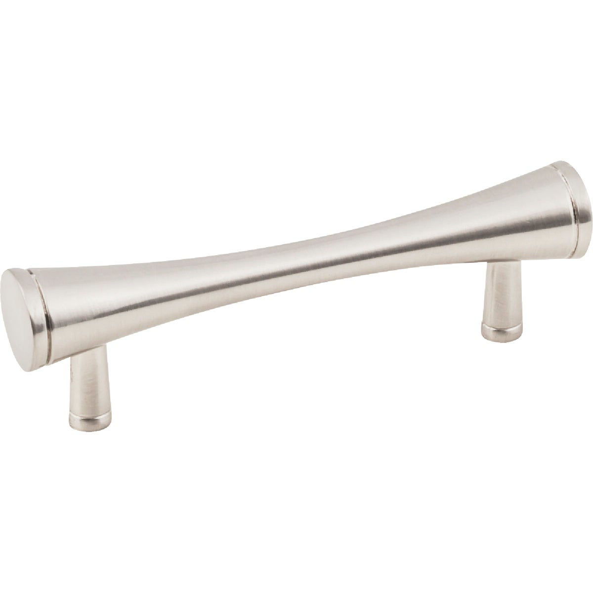 KasaWare 4 In Overall Length Satin Nickel Fluted Bar Pull 2-Pack 