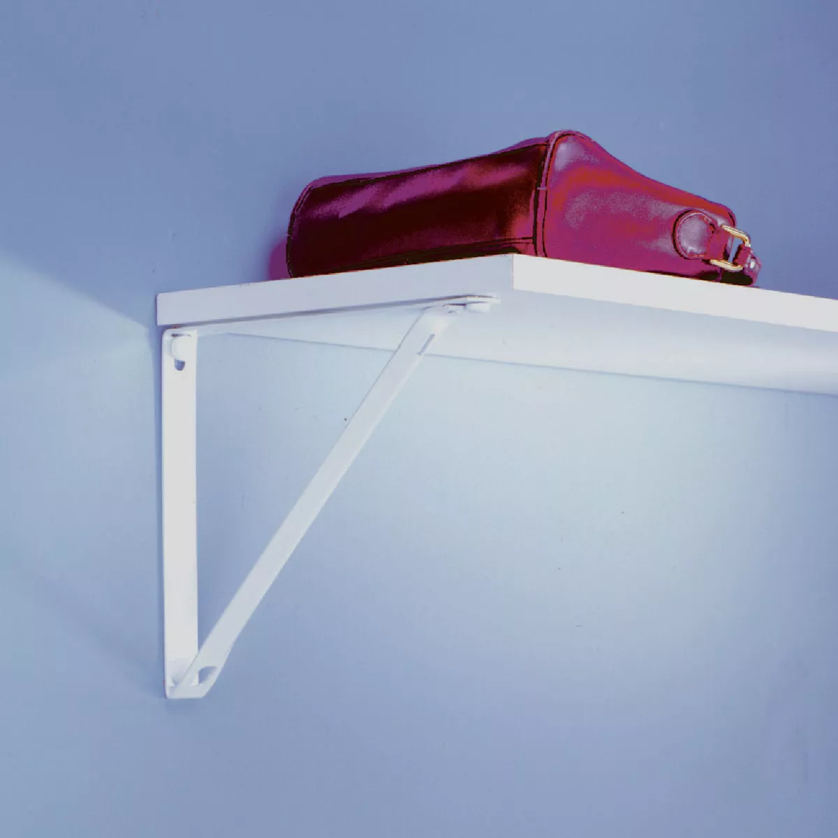 John Sterling Closet-Pro 11 In. D. x 9 In. H. White Steel Fixed Shelf Bracket - photo 3
