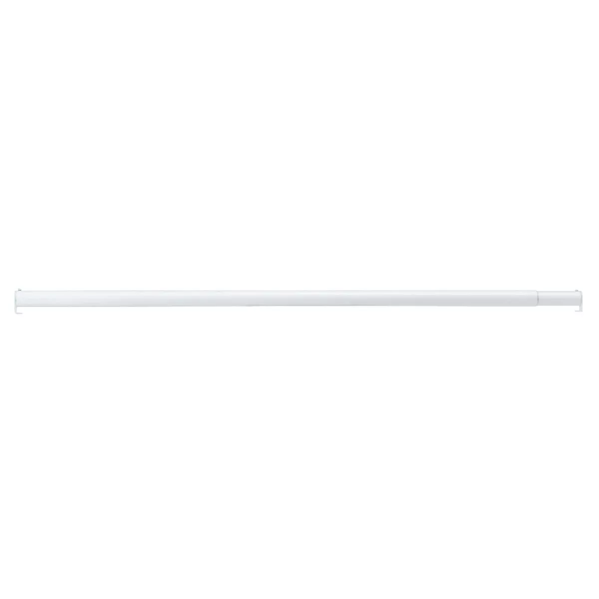 John Sterling Closet-Pro 48 In. to 72 In. x 1-1/4 In. Extra Heavy-Duty Adjustable Closet Rod, White