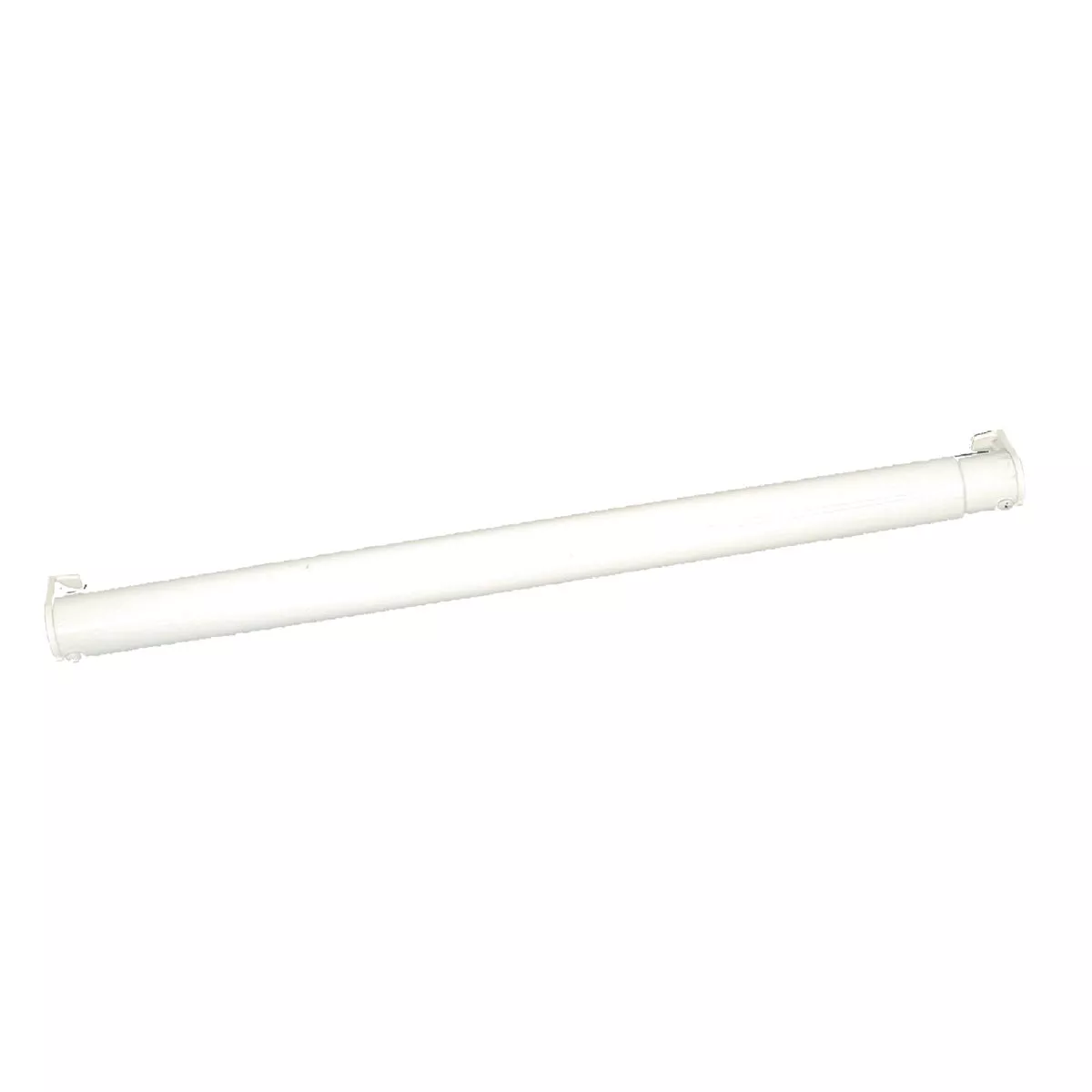 John Sterling Closet-Pro 72 In. to 120 In. x 1-1/4 In. Extra Heavy-Duty Adjustable Closet Rod, White