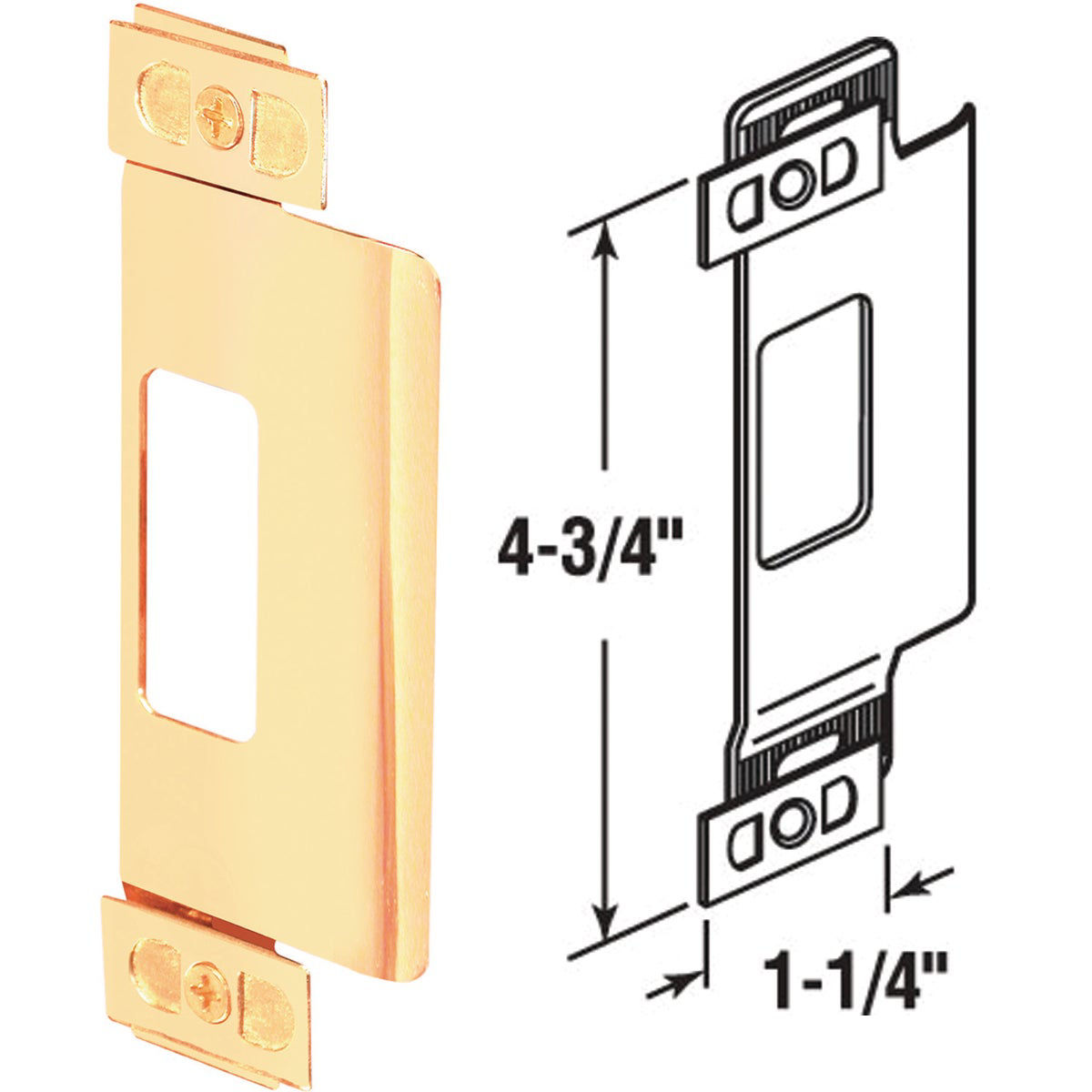 Adjust-A-Strike Plate | True Value Hardware