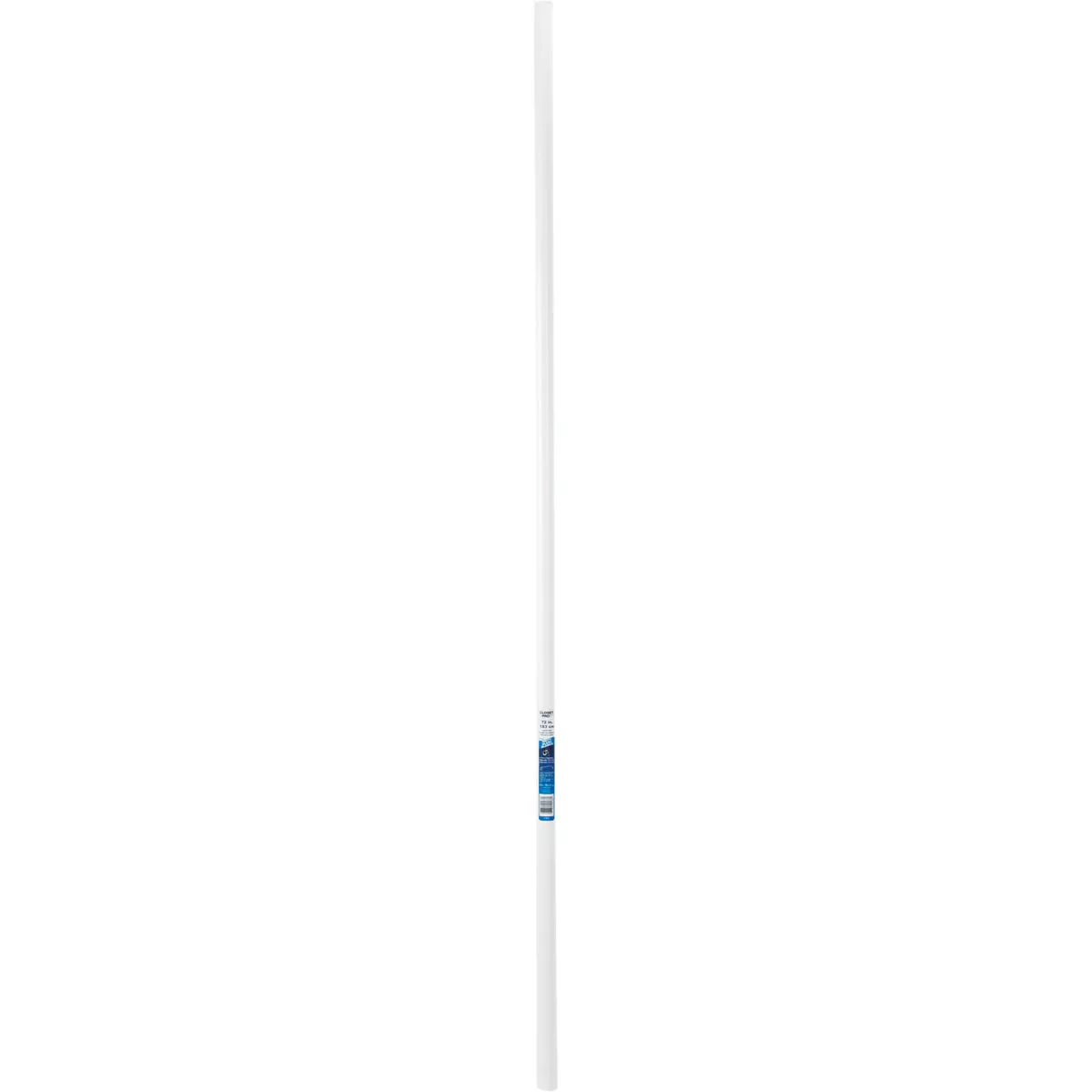 John Sterling Closet-Pro 6 Ft. x 1-1/4 In. Extra Heavy-Duty Cut-to-Length Closet Rod, White - photo 2