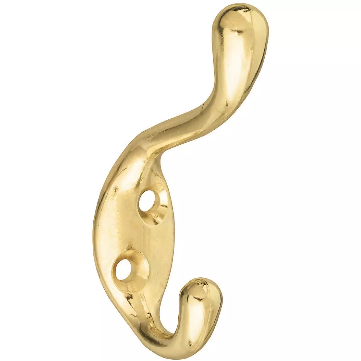 National Heavy-Duty Brass Clothes Wardrobe Hook