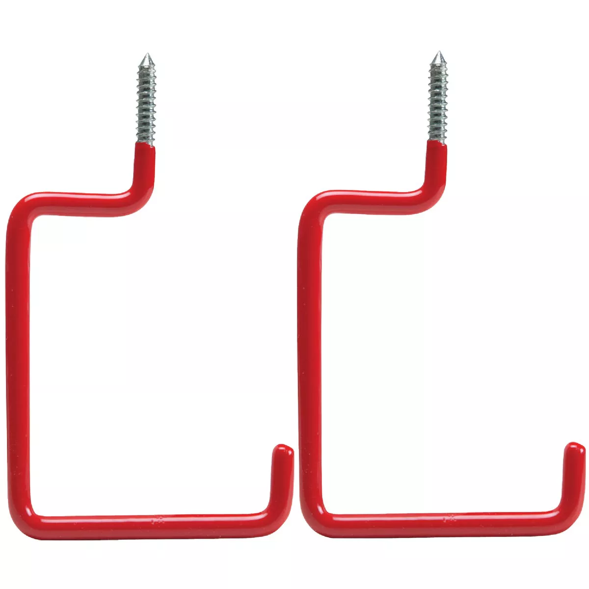 Screw-In Vinyl-Coated Utility Hook (2-Pack)