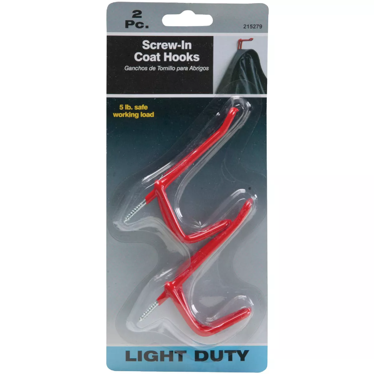 Vinyl Coated 3.8 In. Wardrobe Hook (2-Pack) - photo 2