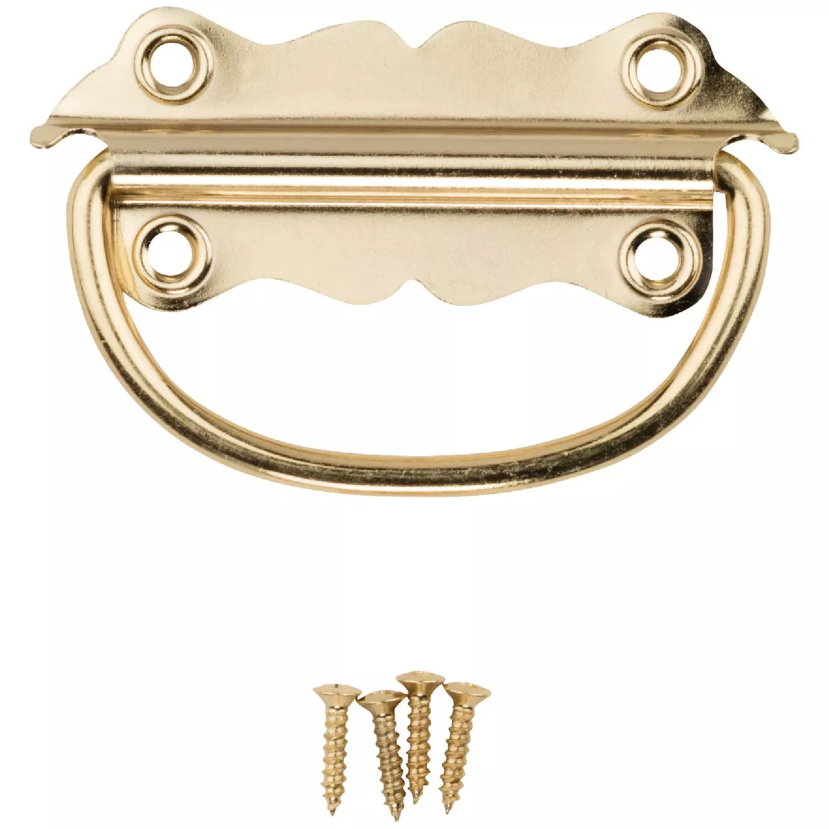 National Hardware Steel Brass-Plated Handle (2-Count) - photo 3