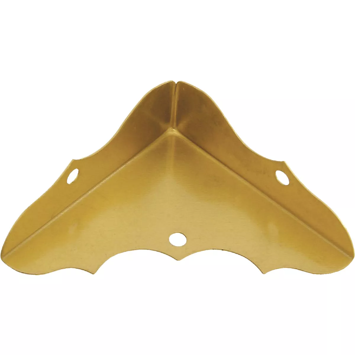 National Hardware 5/8 In. x 1-3/4 In. Brass Decorative Corner Protector (4-Count)