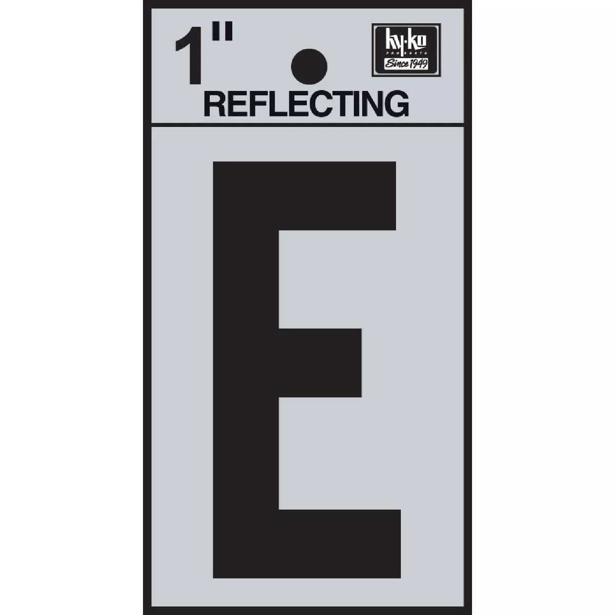 Hy-Ko Vinyl 1 In. Reflective Adhesive Letter, E | Do it Best