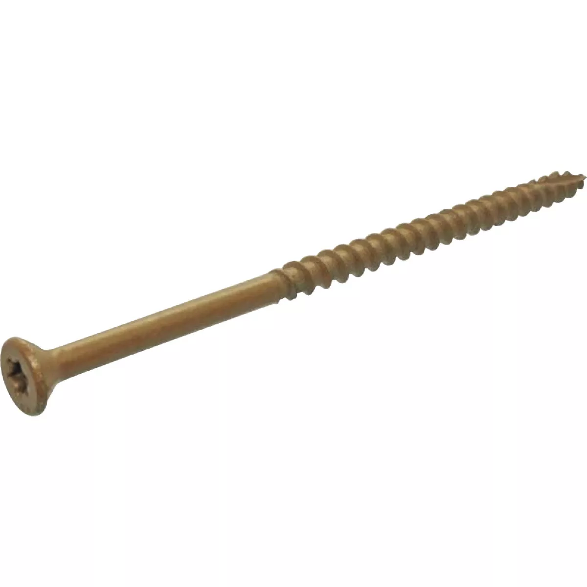 Grip-Rite DeckForce PrimeGuard Nano 2-1/2 In. x 10 Star Drive Gold Screw (25 Lb.)