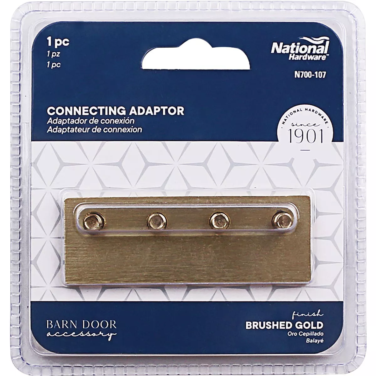National Hardware Brushed Gold Connection Adaptor - photo 2