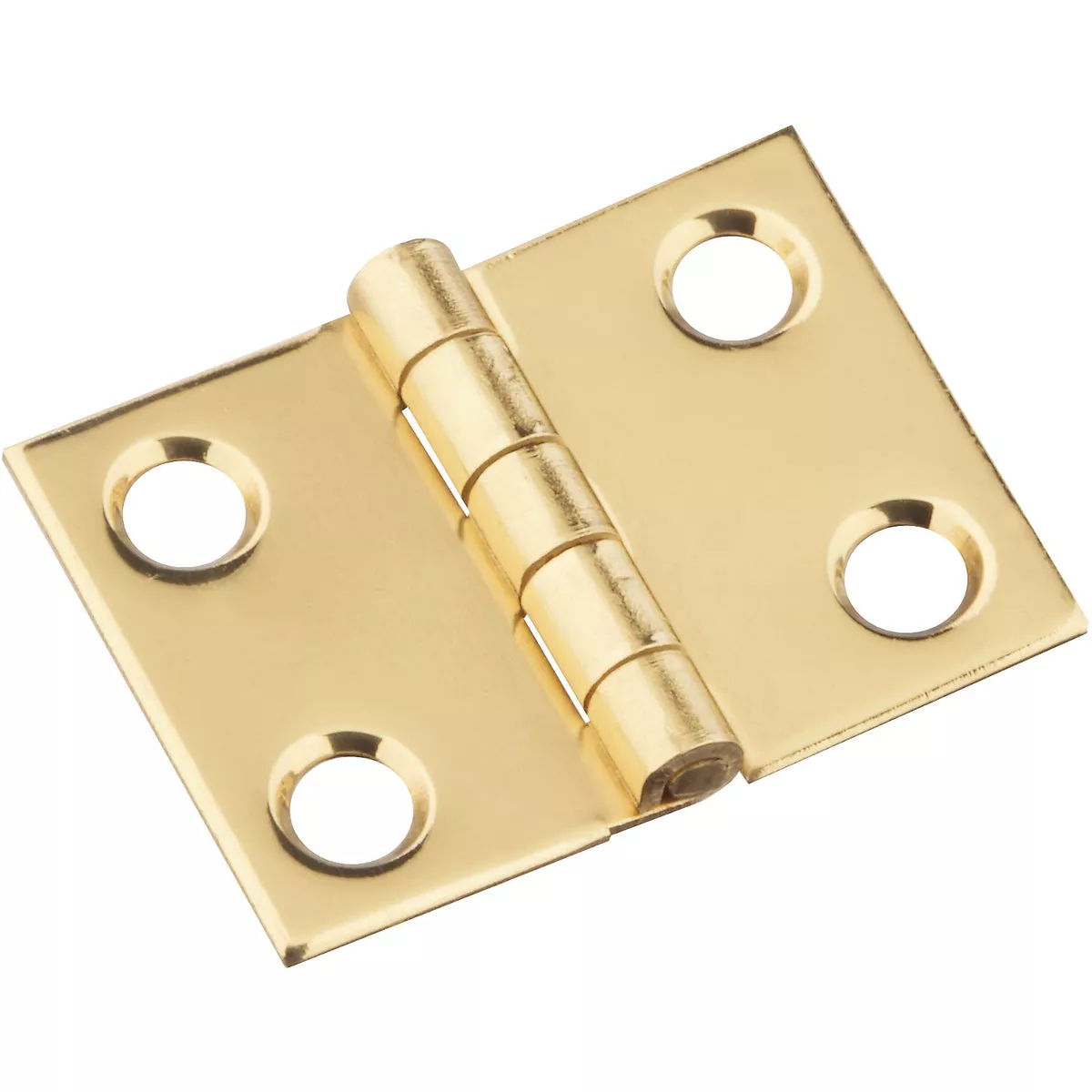 National Hardware 3/4 In. x 1 In. Brass Medium Decorative Hinge (2-Pack)