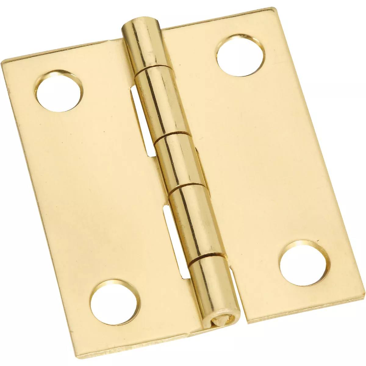 National Hardware 1-1/2 In. x 1-1/4 In. Brass Medium Decorative Hinge (2-Pack)