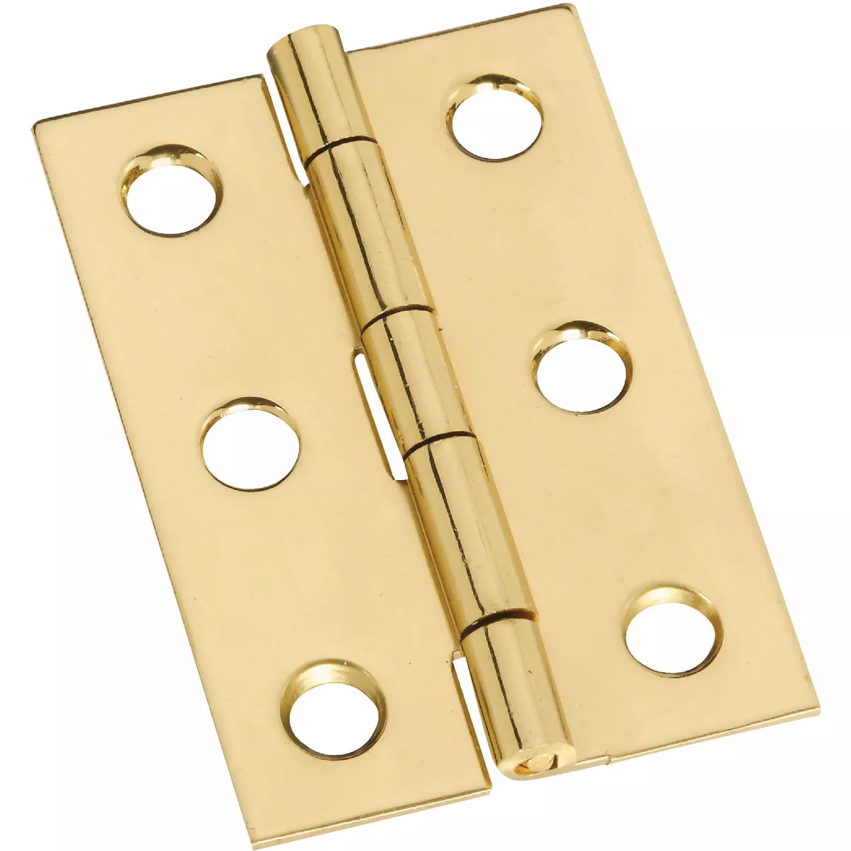 National Hardware 1-3/8 In. x 2 In. Brass Medium Decorative Hinge (2-Pack)
