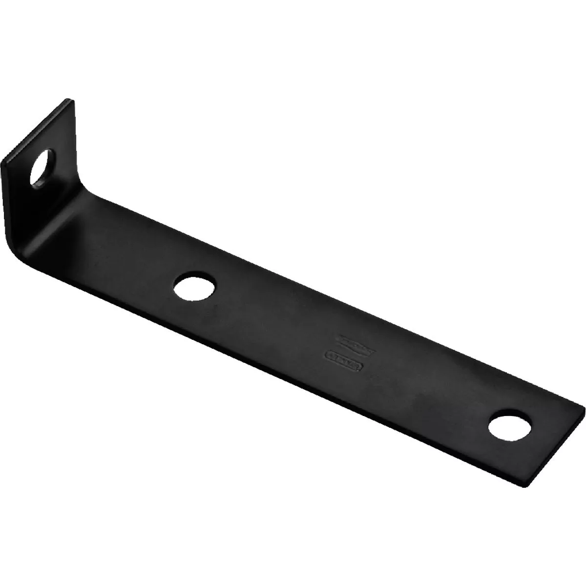 National Hardware 7.5 In. x 1.5 In. x 1/8 In. Black Heavy Duty Offset Leg Corner Brace