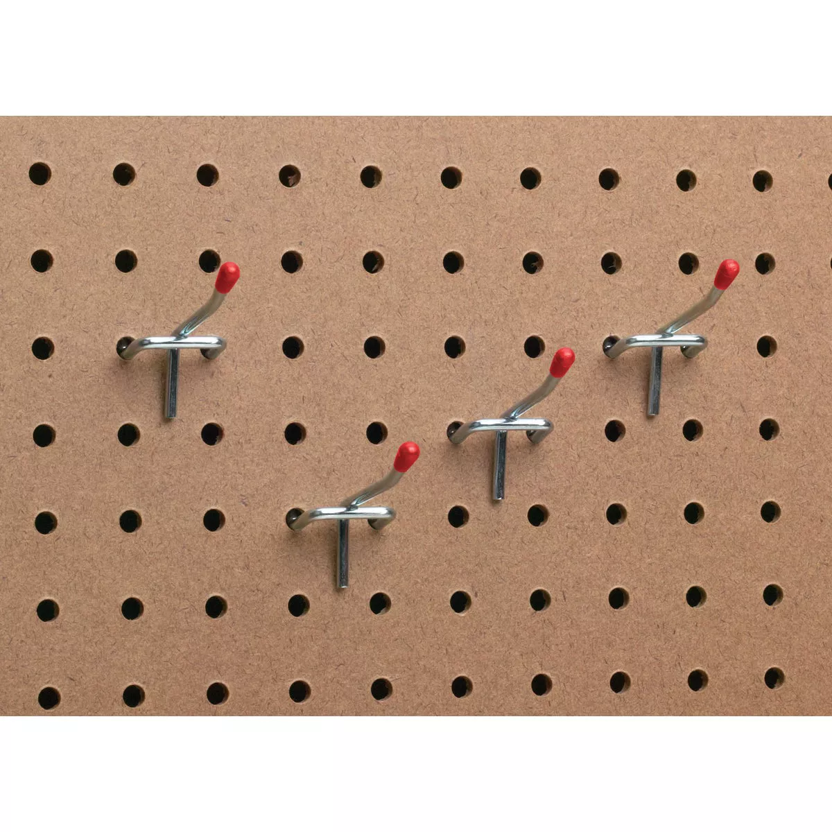 2 In. Light Duty Safety Tip Straight Pegboard Hook (4-Count) - photo 3