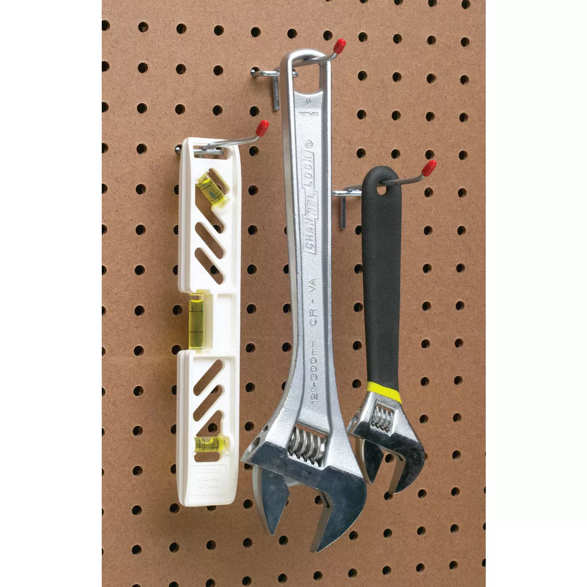 4 In. Light Duty Safety Tip Straight Pegboard Hook (3-Count) - photo 3