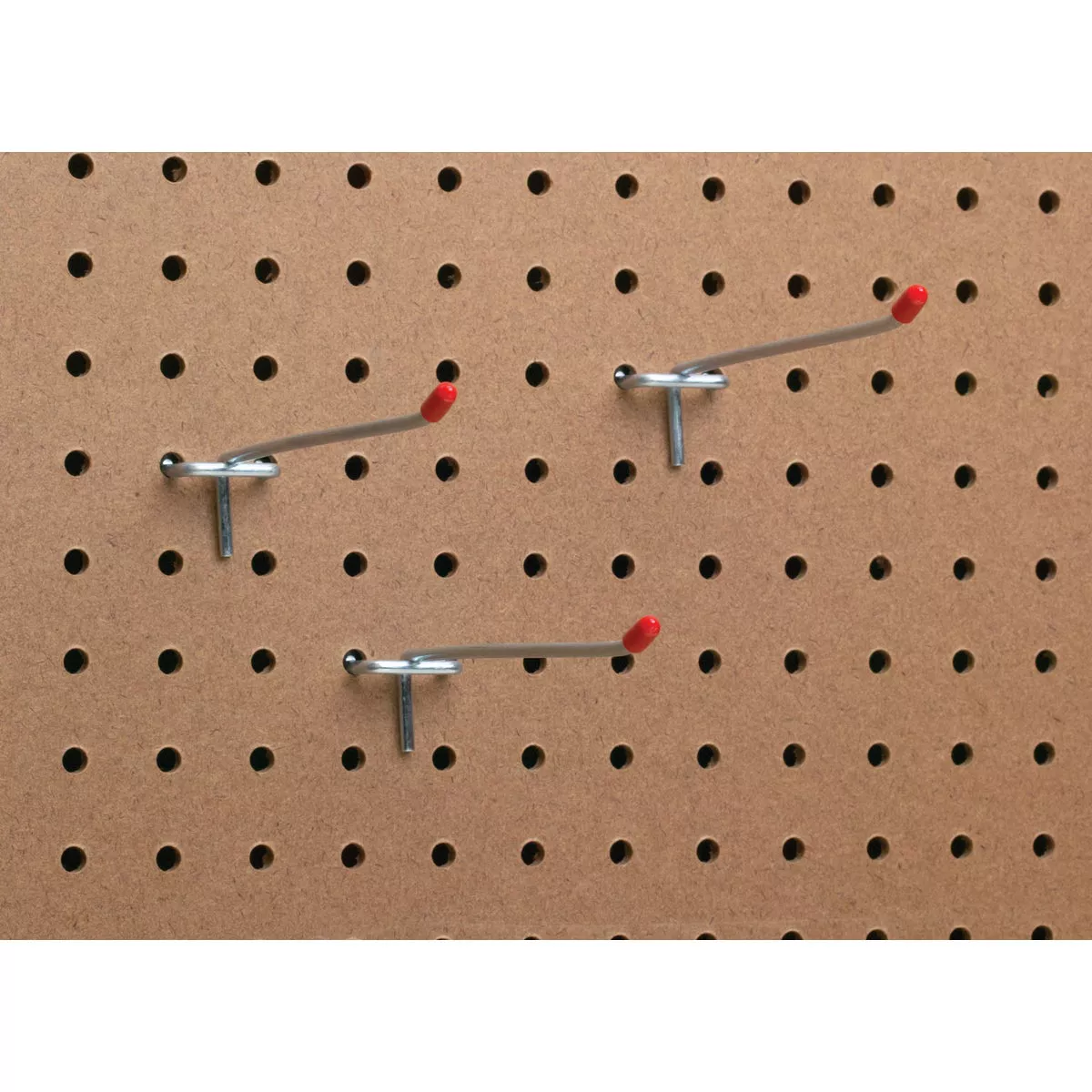 6 In. Light Duty Safety Tip Straight Pegboard Hook (3-Count) - photo 3