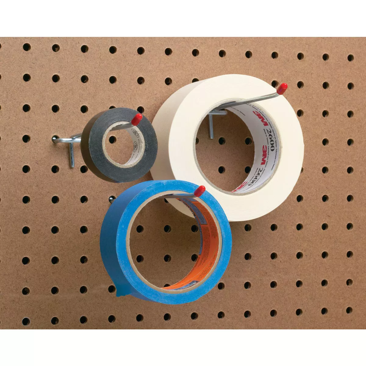 6 In. Light Duty Safety Tip Straight Pegboard Hook (3-Count) - photo 2