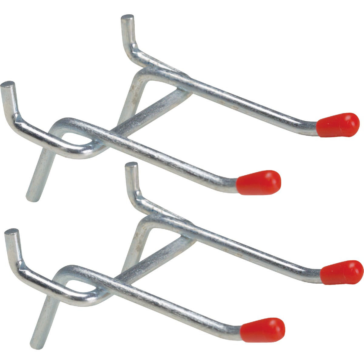 4 In. Light Duty Safety Tip Straight Pegboard Hook (3-Count