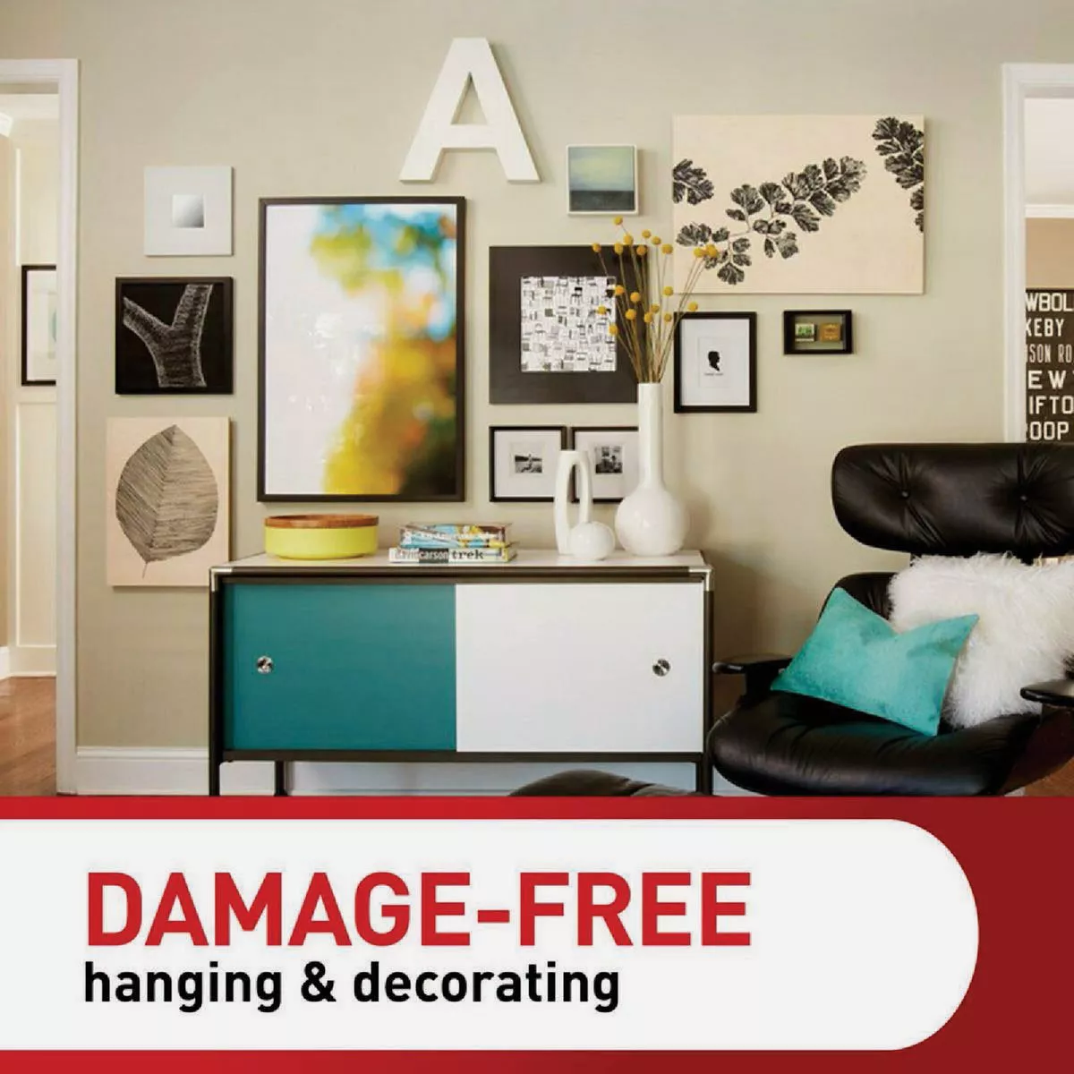 Command Assorted Picture Hanging Strips, Big Pack, 8 Sets Large, 6 Sets Medium, 4 Sets Small - photo 6
