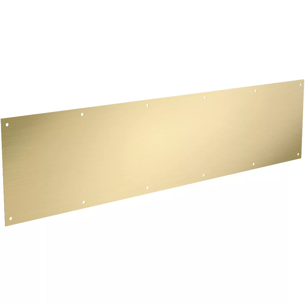 National Hardware 8 In. x 34 In. Brushed Gold Kickplate