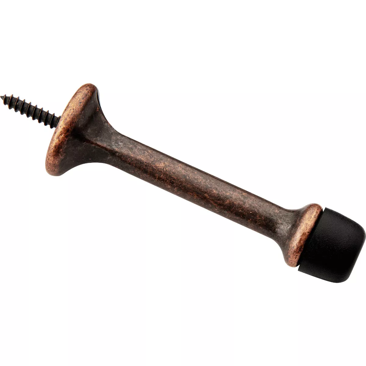 National Hardware 3 In. Antique Bronze Rigid Round Door Stop