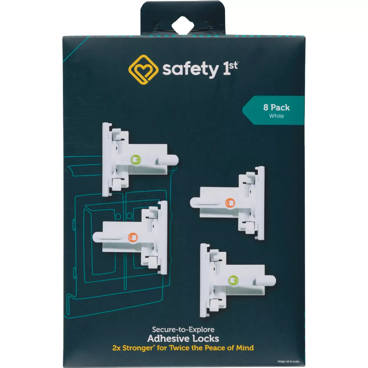 Safety 1st Secure-to-Explore Adhesive Locks (4-Pack) - photo 2