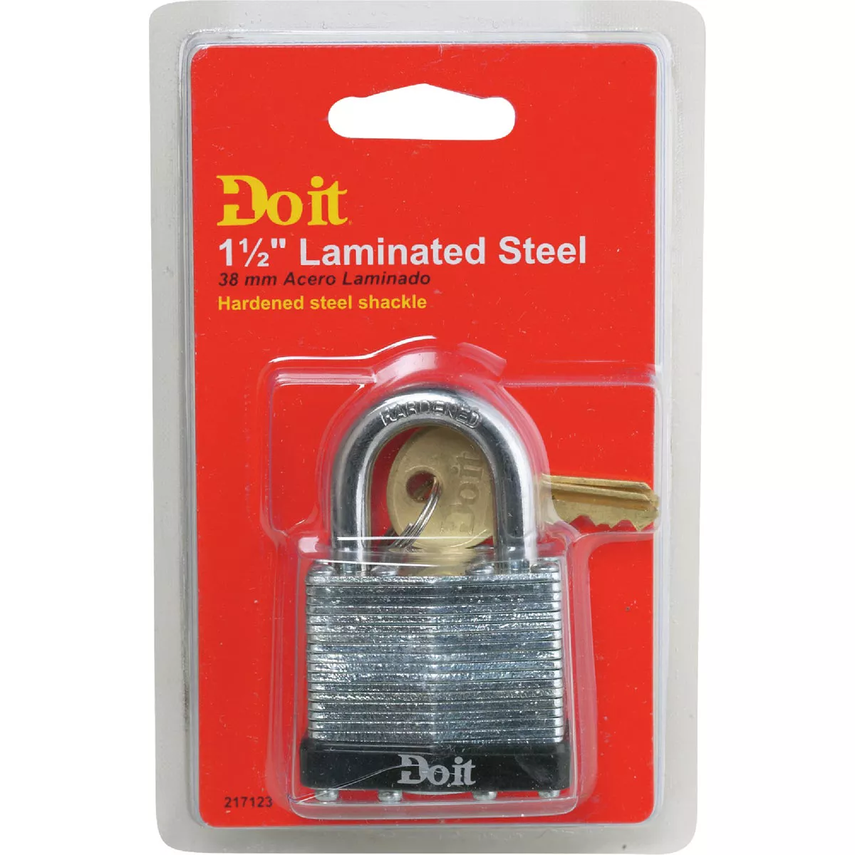 Do it Laminated Steel 1-1/2" Pin Tumbler Padlock - photo 2
