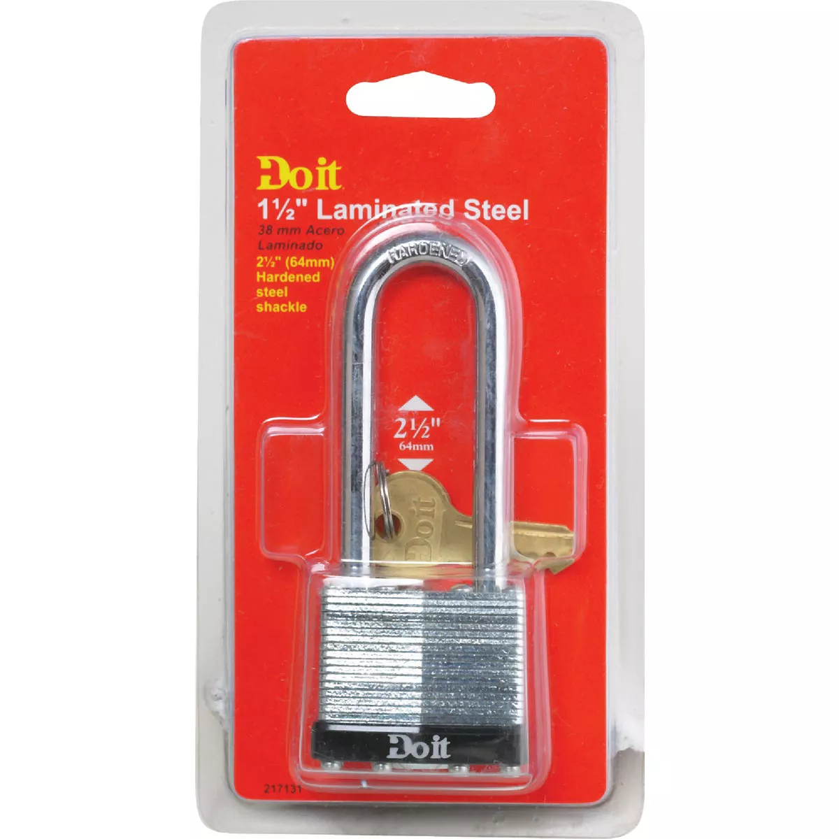 Do it Laminated Steel 1-1/2" Pin Tumbler Padlock - photo 2