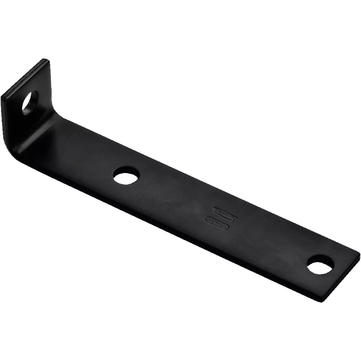 National Hardware 7.5 In. x 1.5 In. x 3/16 In. Black Heavy Duty Offset Leg Corner Brace