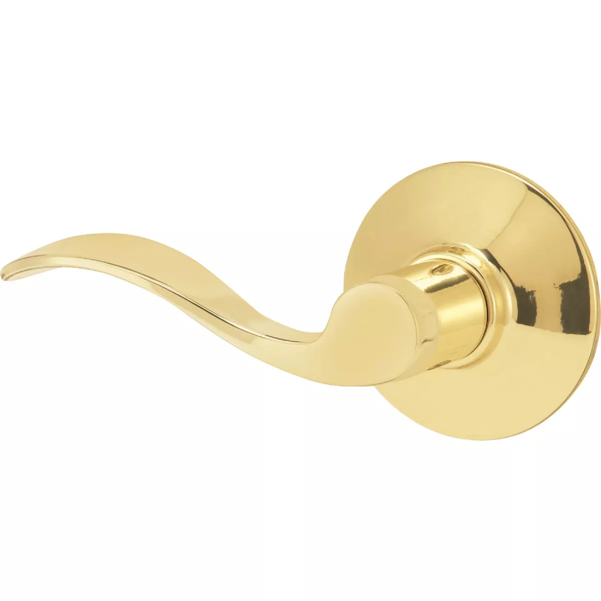 Schlage Accent Bright Brass Passage Door Lever