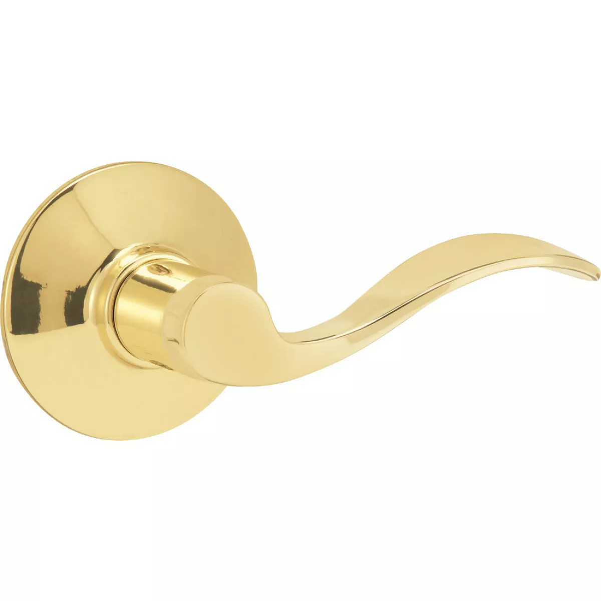 Schlage Accent Bright Brass Passage Door Lever - photo 2